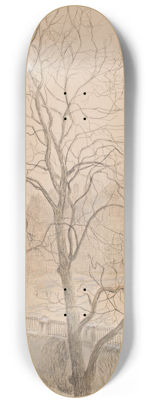 Anna De Weert - Notelaar in de mist 8.25 inch art skate deck Anna De Weert - Notelaar in de mist 8.25 inch art skate deck