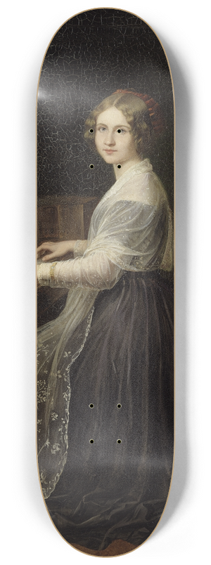 Louis Asher - Jenny Lind, 1820-1887 8.25 inch art skate deck