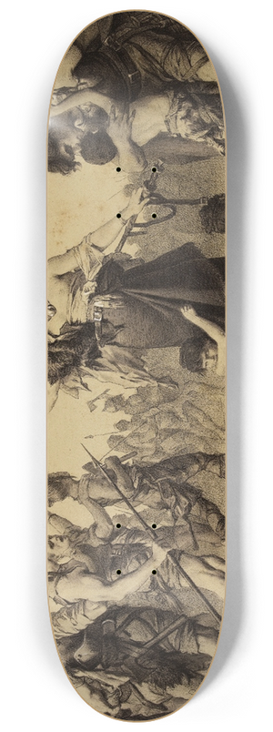 Louis Bouteli - La Patrie, daprs Moreau de Tours 8.25 inch art skate deck Louis Bouteli - La Patrie, daprs Moreau de Tours 8.25 inch art skate deck