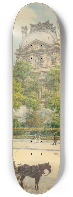 Louis Broud - La Place Du Louvre 8.25 inch art skate deck