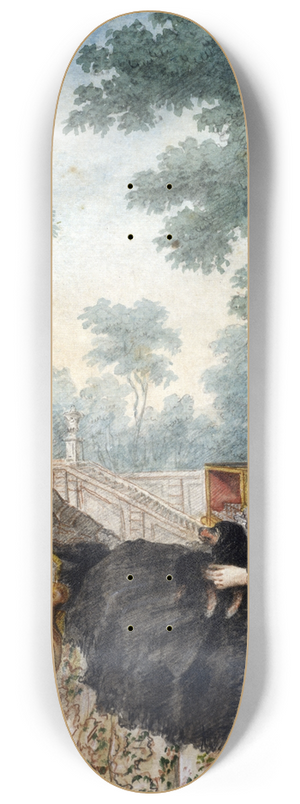 Louis Carrogis Carmontelle - M. le Comte et Mme la Comtesse Despourdons 8.25 inch art skate deck