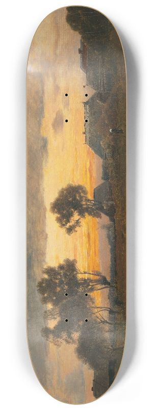 Louis Douzette - Abenddmmerung am Weiher 8.25 inch art skate deck Louis Douzette - Abenddmmerung am Weiher 8.25 inch art skate deck