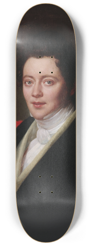 Louise Marie Jeanne Hersent - Portrait de monsieur Arachequesne 8.25 inch art skate deck