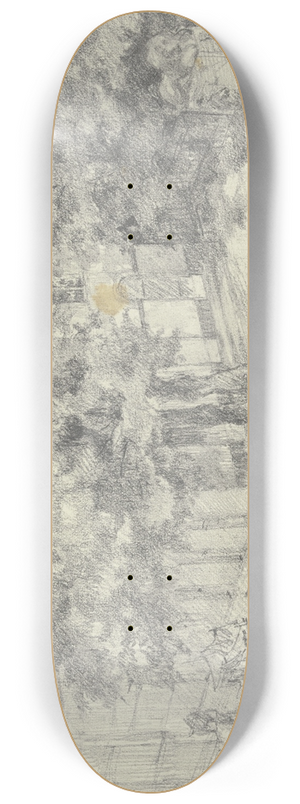 Louis Eysen - Torhaus zum Schloss Kleinheubach 8.25 inch art skate deck