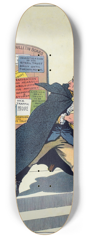 Louis Glackens - He had a hunch 8.25 inch art skate deck