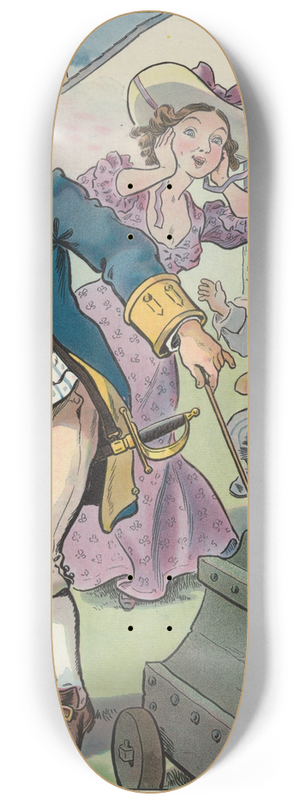Louis Glackens - Puck July the fourth 8.25 inch art skate deck