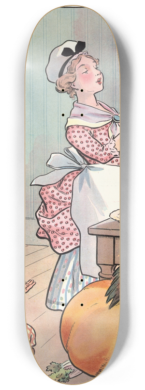 Louis Glackens - Puck Thanksgiving 8.25 inch art skate deck