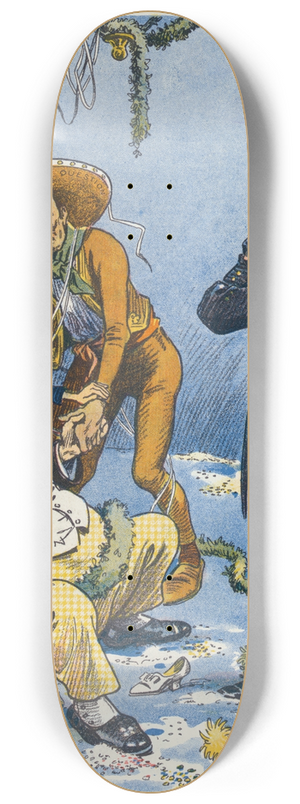 Louis Glackens - The morning after 8.25 inch art skate deck