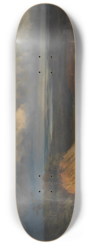 Louis Gurlitt - Heidelandschaft in Jtland 8.25 inch art skate deck