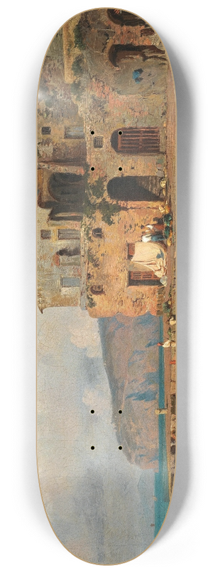 Louis Gurlitt - On the Coast of Sorrento 8.25 inch art skate deck Louis Gurlitt - On the Coast of Sorrento 8.25 inch art skate deck