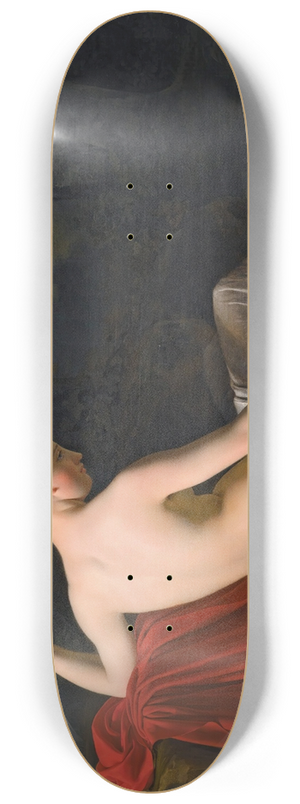 Louis Hersent - Pandora Reclining In A Wooded Landscape 8.25 inch art skate deck Louis Hersent - Pandora Reclining In A Wooded Landscape 8.25 inch art skate deck