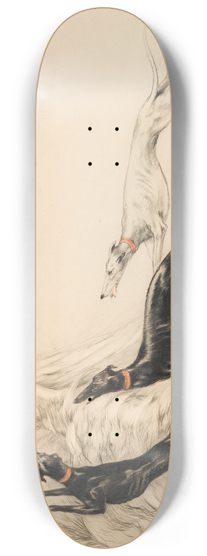 Louis Icart - Coursing II 8.25 inch art skate deck