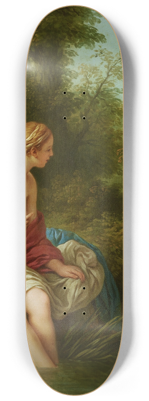 Louis-Jean-Franois Lagrene - Landscape With Salmacis and Hermaphroditus 8.25 inch art skate deck