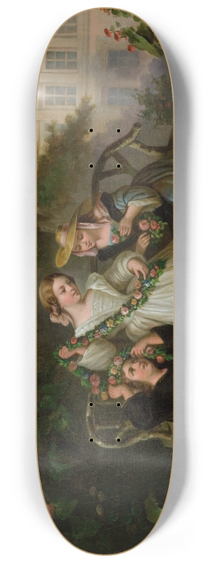 Louis Lang - Afternoon in the Garden 8.25 inch art skate deck Louis Lang - Afternoon in the Garden 8.25 inch art skate deck