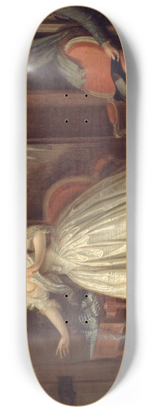 Louis Lopold Boilly - Le Dpart prcipit 8.25 inch art skate deck