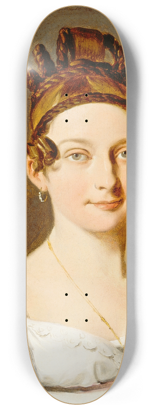Louis Lopold Boilly - Portrait of a Lady 8.25 inch art skate deck
