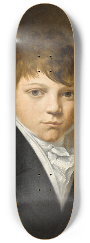 Louis Lopold Boilly - Portrait of a young boy 8.25 inch art skate deck