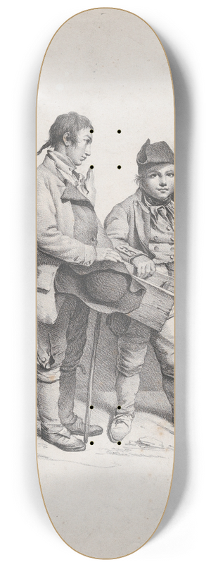 Louis Lopold Boilly - The Marmot 8.25 inch art skate deck