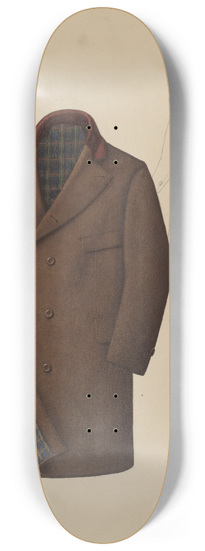 Louis Maldarelli - Mans Coat 8.25 inch art skate deck