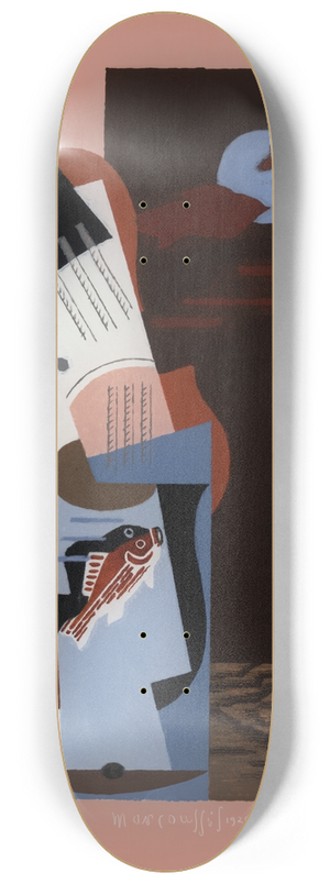 Louis Marcoussis - Fish 8.25 inch art skate deck