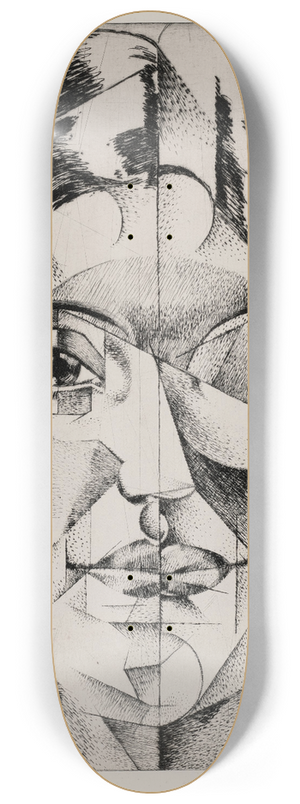 Louis Marcoussis - La belle martiniquaise 8.25 inch art skate deck