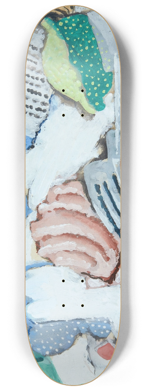 Louis Marcoussis - Nature morte au journal 8.25 inch art skate deck