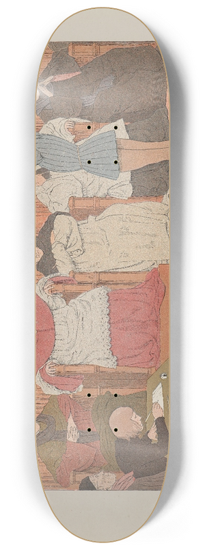 Louis Maurice Boutet de Monvel - Jeanne dArc Pl.09 8.25 inch art skate deck