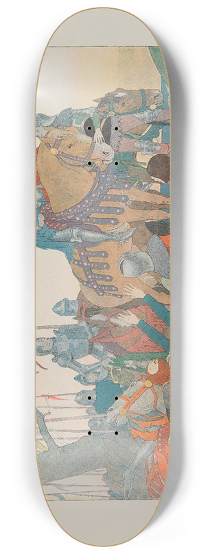 Louis Maurice Boutet de Monvel - Jeanne dArc Pl.17 8.25 inch art skate deck