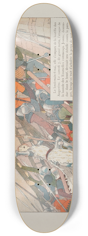 Louis Maurice Boutet de Monvel - Jeanne dArc Pl.19 8.25 inch art skate deck