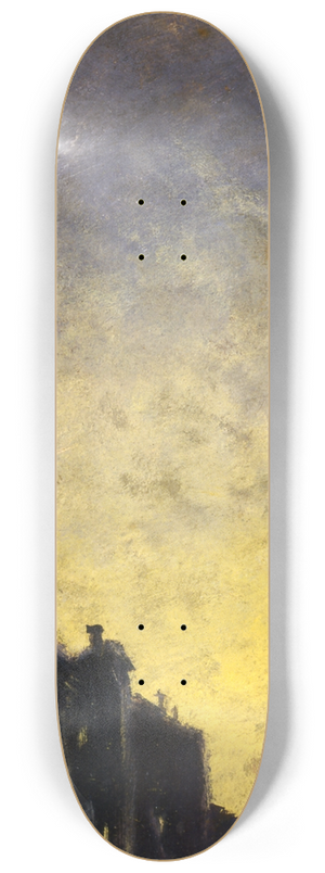 Louis Michel Eilshemius - Fifty-Seventh Street 8.25 inch art skate deck Louis Michel Eilshemius - Fifty-Seventh Street 8.25 inch art skate deck