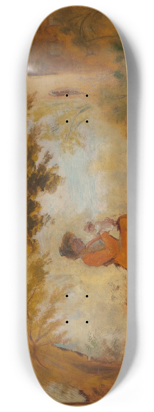 Louis Michel Eilshemius - Mother and Children 8.25 inch art skate deck