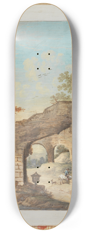 Louis-Nicolas van Blarenberghe - Trompe loeil 8.25 inch art skate deck