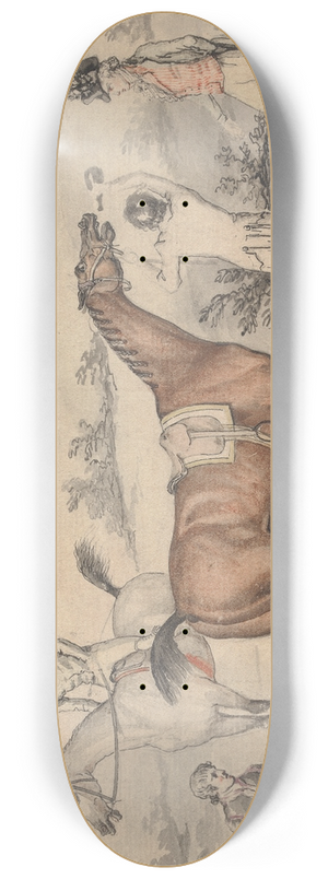 Louis Philippe Boitard - Dosing a Racehorse 8.25 inch art skate deck