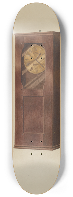 Louis Plogsted - Shelf Clock 8.25 inch art skate deck