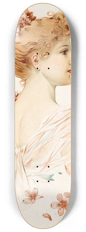 Louis Prang - Portrait of a Woman 8.25 inch art skate deck Louis Prang - Portrait of a Woman 8.25 inch art skate deck