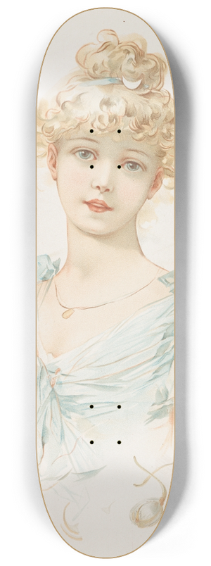 Louis Prang - Portrait of a Woman II 8.25 inch art skate deck Louis Prang - Portrait of a Woman II 8.25 inch art skate deck