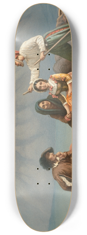 Louis Prang - The Betrothed 8.25 inch art skate deck Louis Prang - The Betrothed 8.25 inch art skate deck