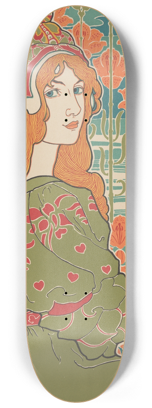 Louis Rhead - Jane 8.25 inch art skate deck Louis Rhead - Jane 8.25 inch art skate deck