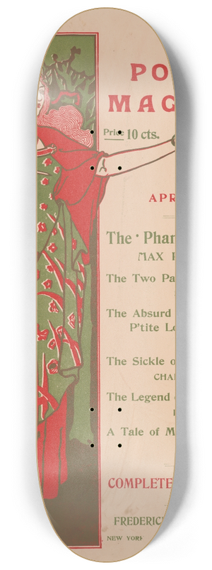 Louis Rhead - The Pocket magazine 8.25 inch art skate deck