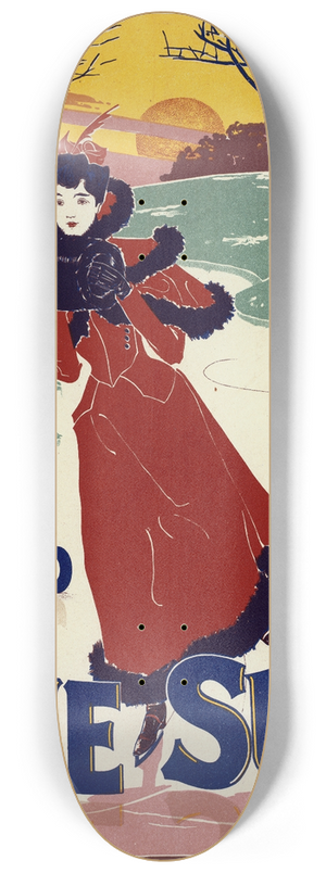 Louis Rhead - The Sun 8.25 inch art skate deck Louis Rhead - The Sun 8.25 inch art skate deck