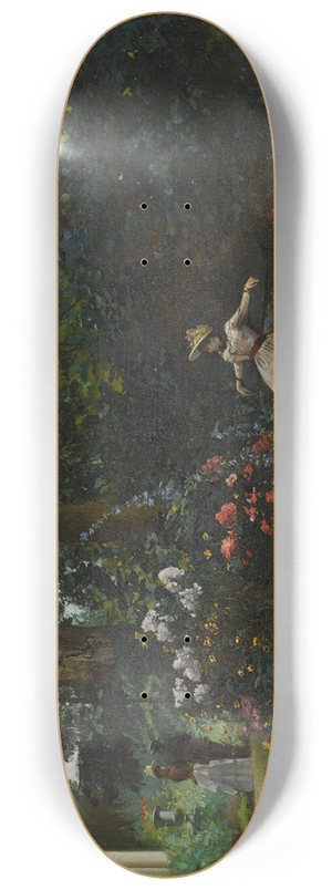 Louis-Robert Carrier-Belleuse - An Afternoons Respite 8.25 inch art skate deck