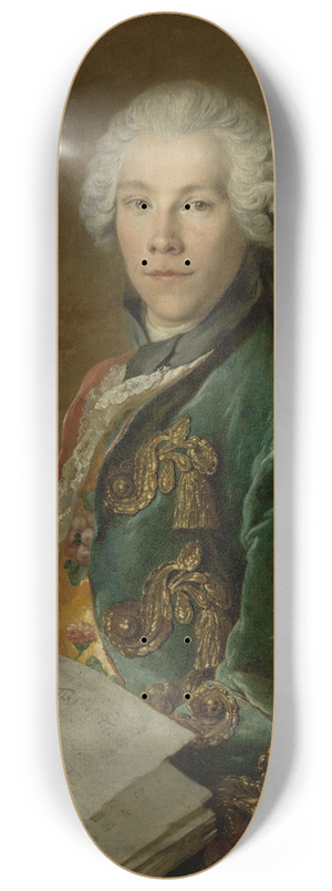 Louis Tocqu - Portrait of Arnoldus van Rijneveld 8.25 inch art skate deck Louis Tocqu - Portrait of Arnoldus van Rijneveld 8.25 inch art skate deck