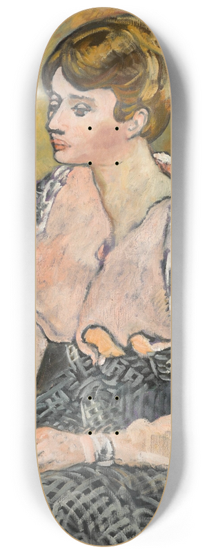 Louis Valtat - Jeune femme au chemisier rose 8.25 inch art skate deck