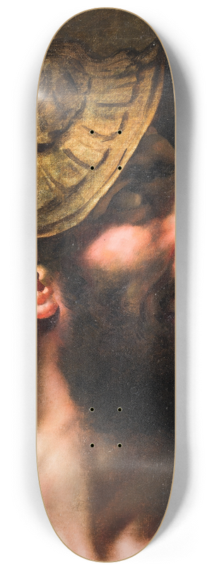 Anne Louis Girodet-Trioson - Capaneus  Study called The Blasphemic 8.25 inch art skate deck
