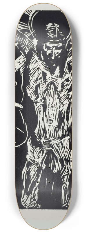 Lovis Corinth - Christus am Kreuz 8.25 inch art skate deck