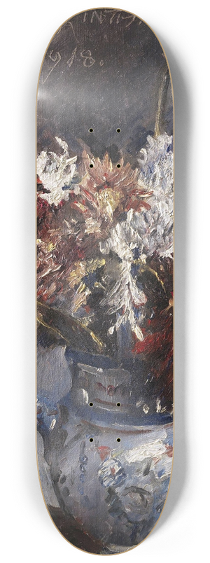 Lovis Corinth - Chrysanthemen im Krug 8.25 inch art skate deck