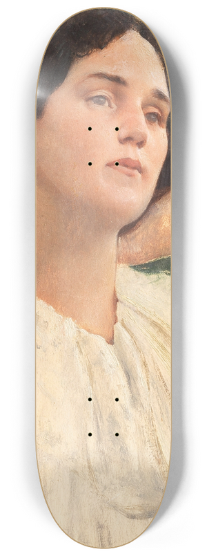 Adolf Hiremy-Hirschel - Portrait of the Artists Wife 8.25 inch art skate deck