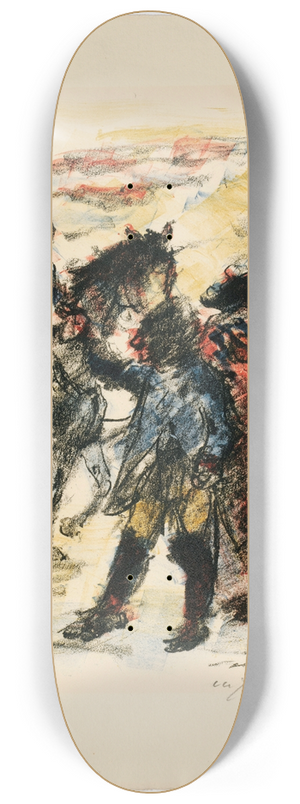 Lovis Corinth - Die Vereitelte Flucht 8.25 inch art skate deck