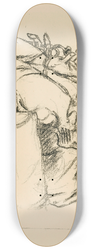Lovis Corinth - Gefesselte Figur (ev. Isaak) 8.25 inch art skate deck