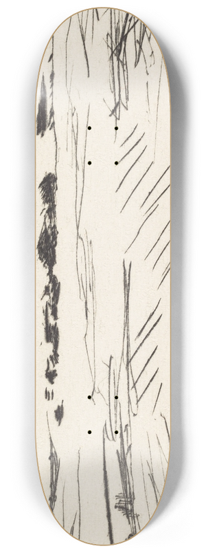 Lovis Corinth - Landscape with Dunes (Dnenlandschaft) 8.25 inch art skate deck